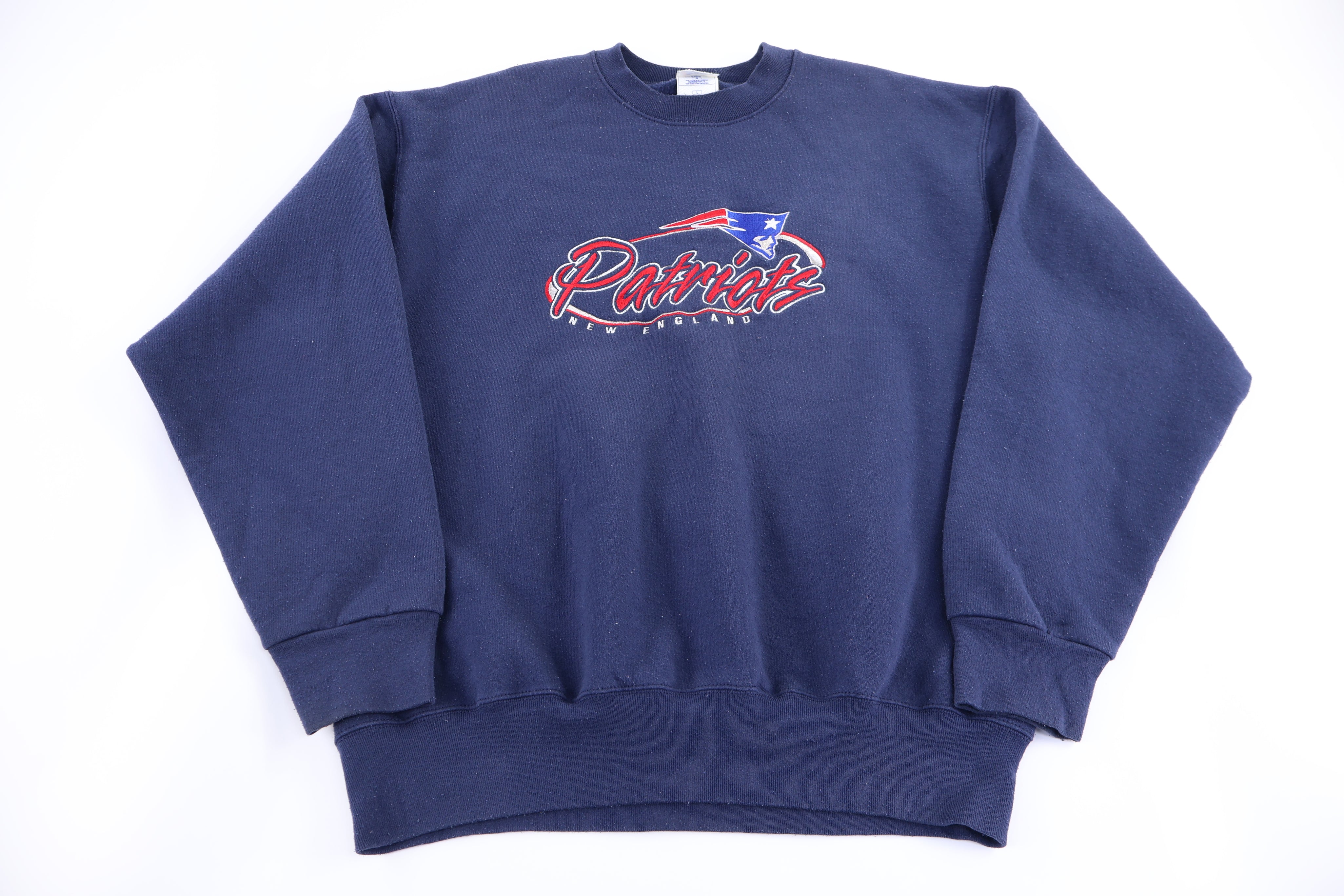 Vintage New England Patriots Embroidered Sweatshirt