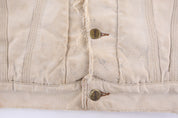 Carhartt Logo Patch Tan Blanket Lined Trucker Jacket