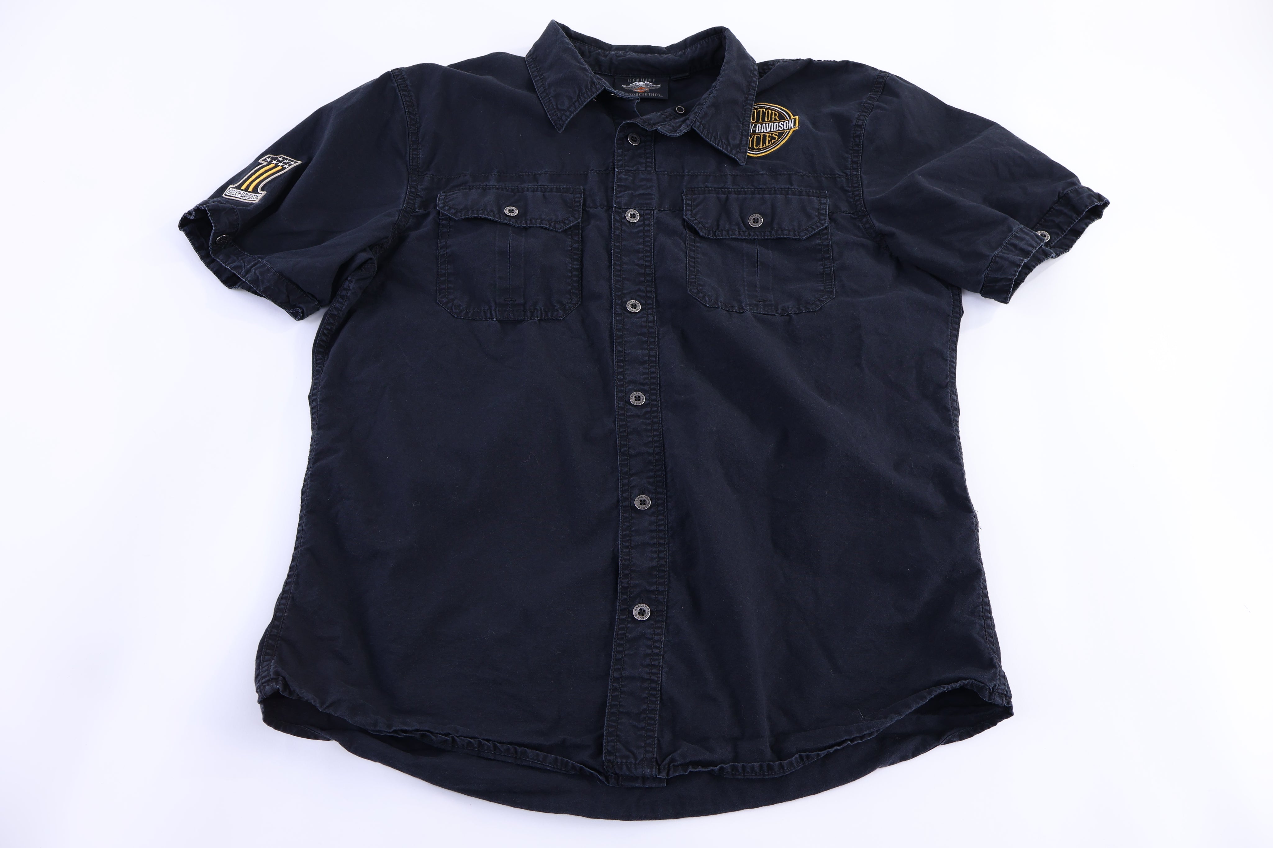 Harley Davidson Motorcycles Button Down