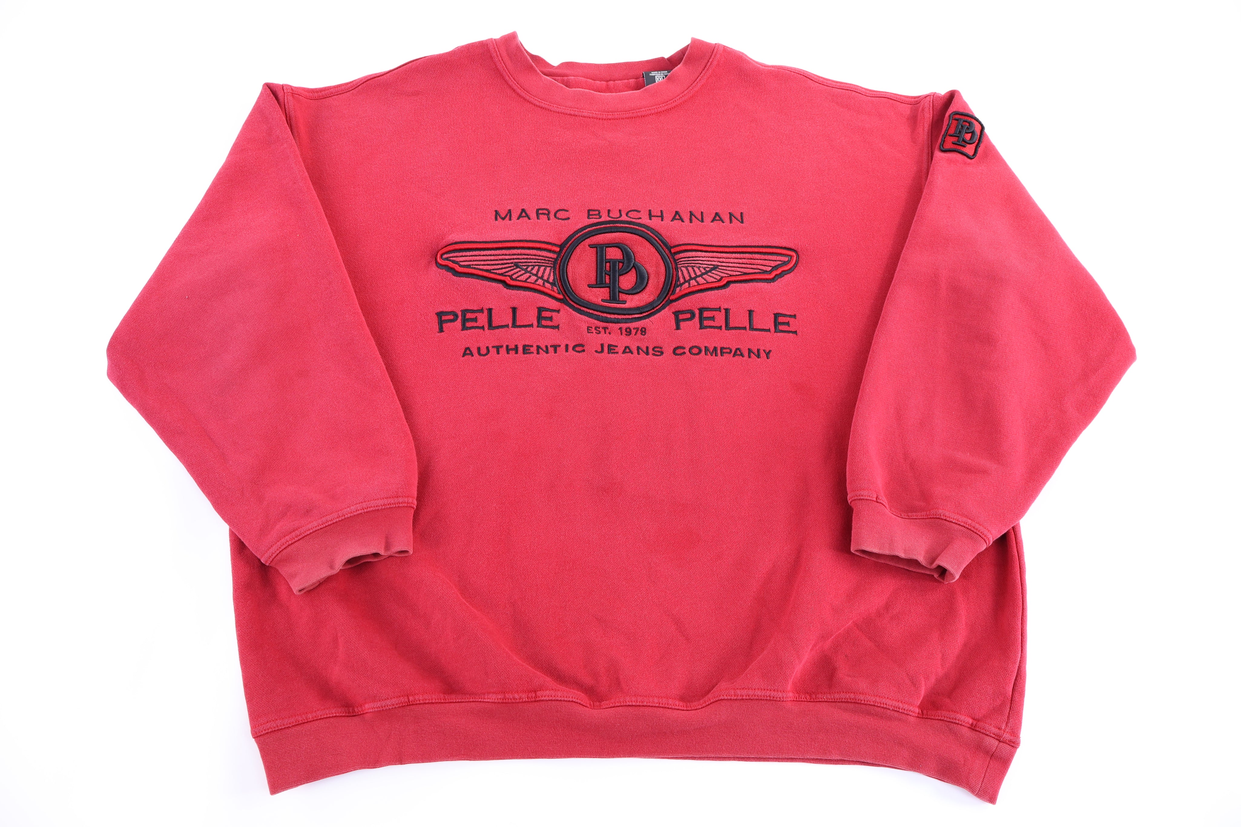 Vintage Pelle Pelle Marc Buchanan Embordered Sweatshirt