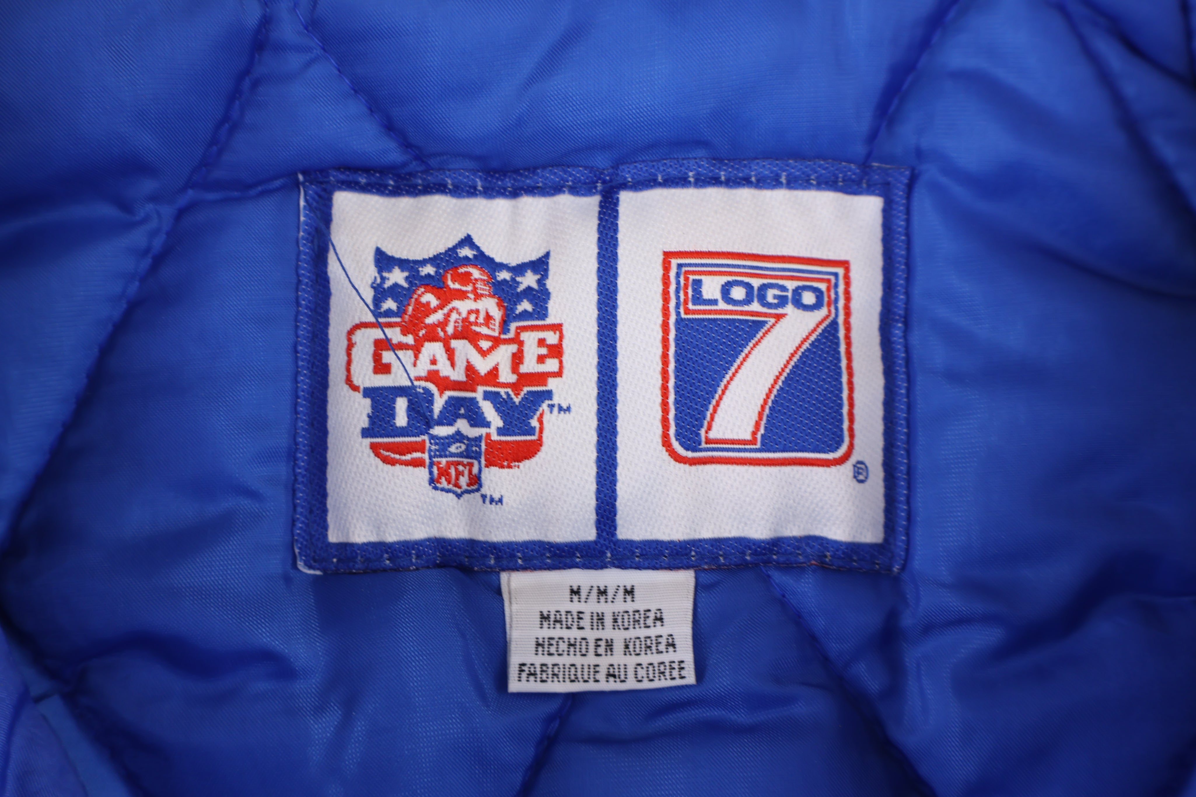 90's St. Louis Rams Full Zip Puffer Jacket