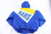 90's St. Louis Rams Full Zip Puffer Jacket