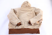 Carhartt Logo Patch Tan Full Zip Jacket