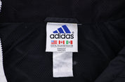 90's Adidas Embroidered Logo Black & White Jacket