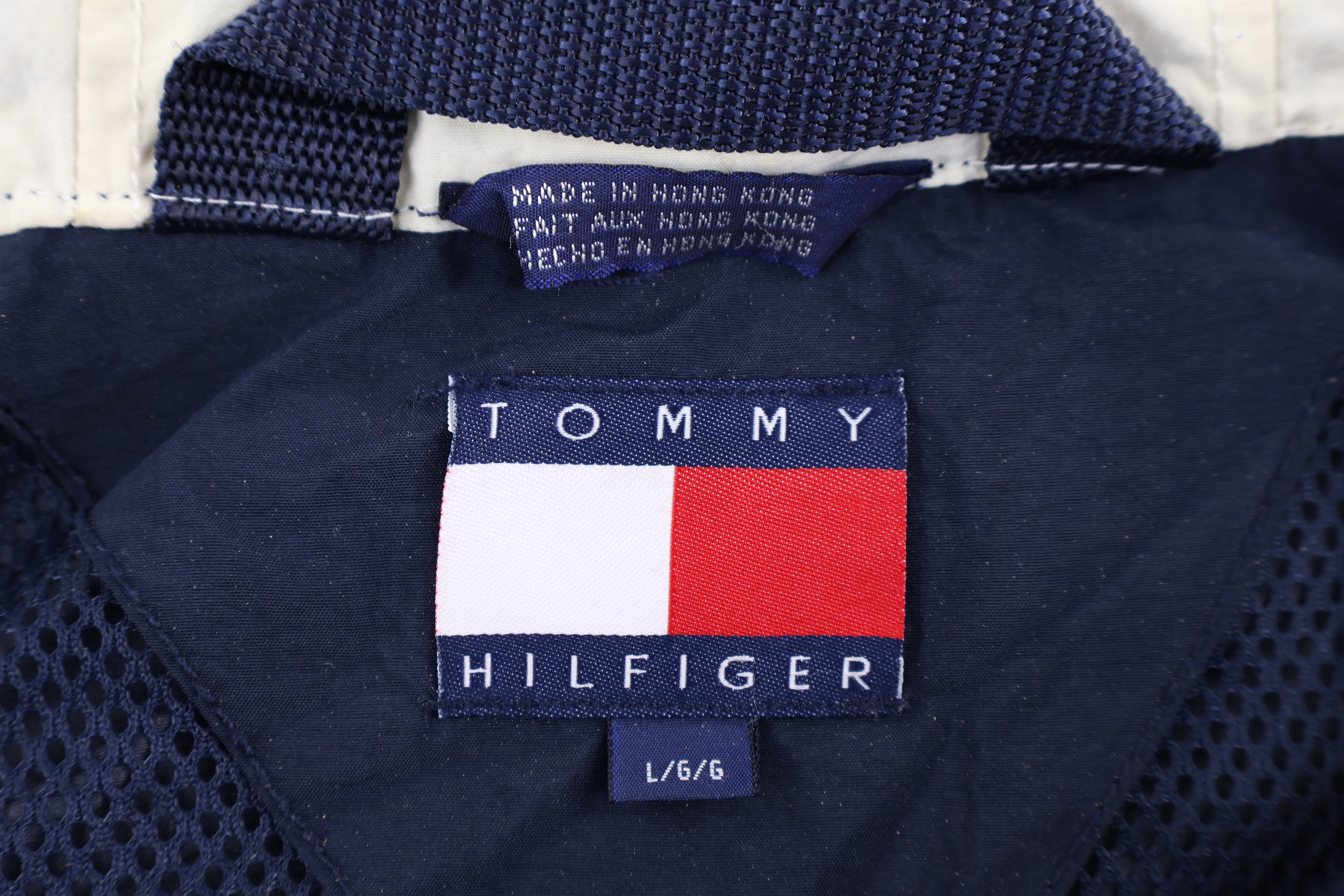 Vintage Tommy Hilfiger Logo Patch Full Zip Jacket