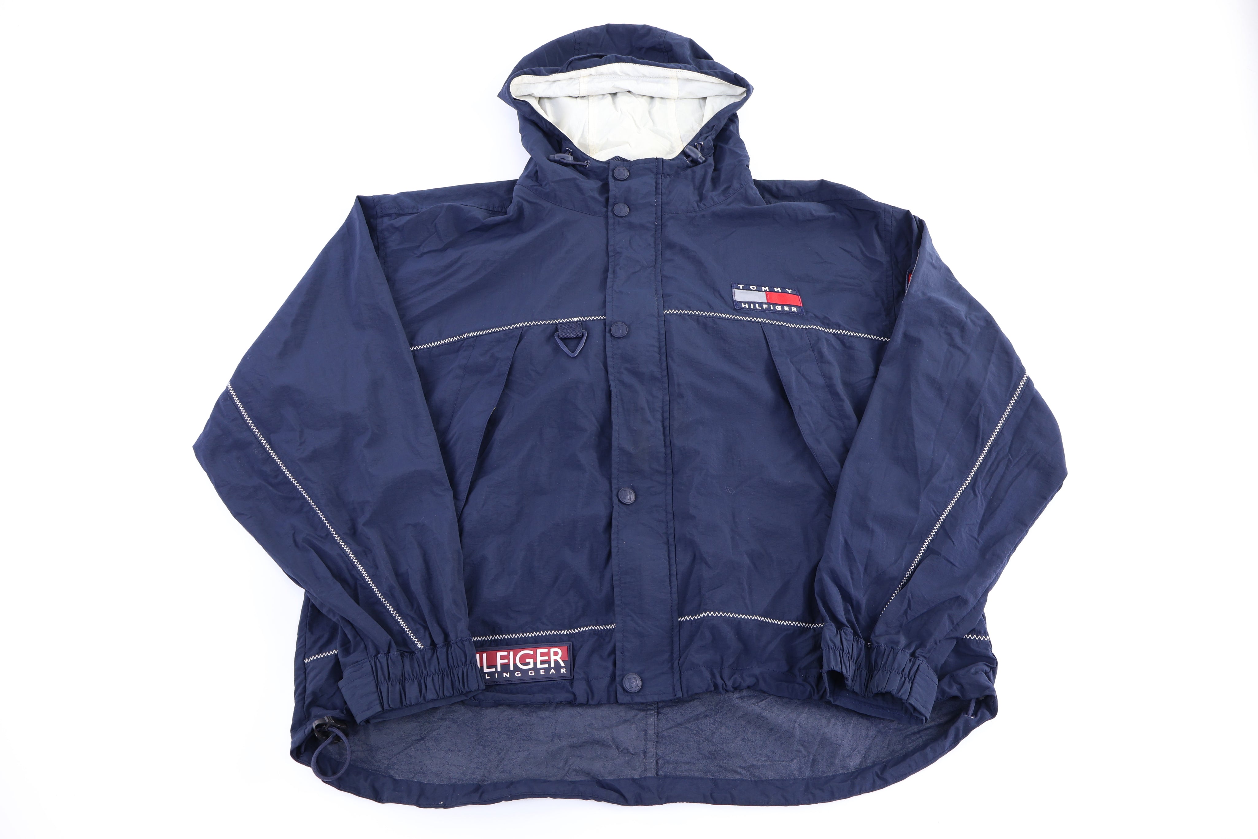 Vintage Tommy Hilfiger Logo Patch Full Zip Jacket