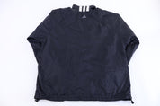 90's Adidas Embroidered Logo Black & White Jacket