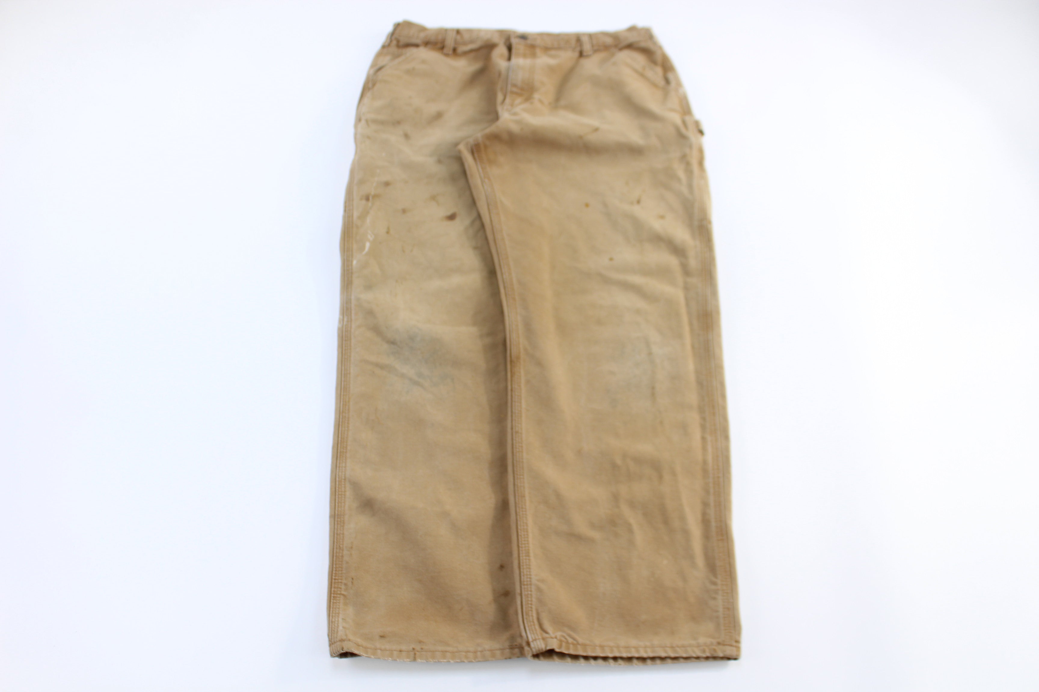 Carhartt Logo Patch Tan Pants
