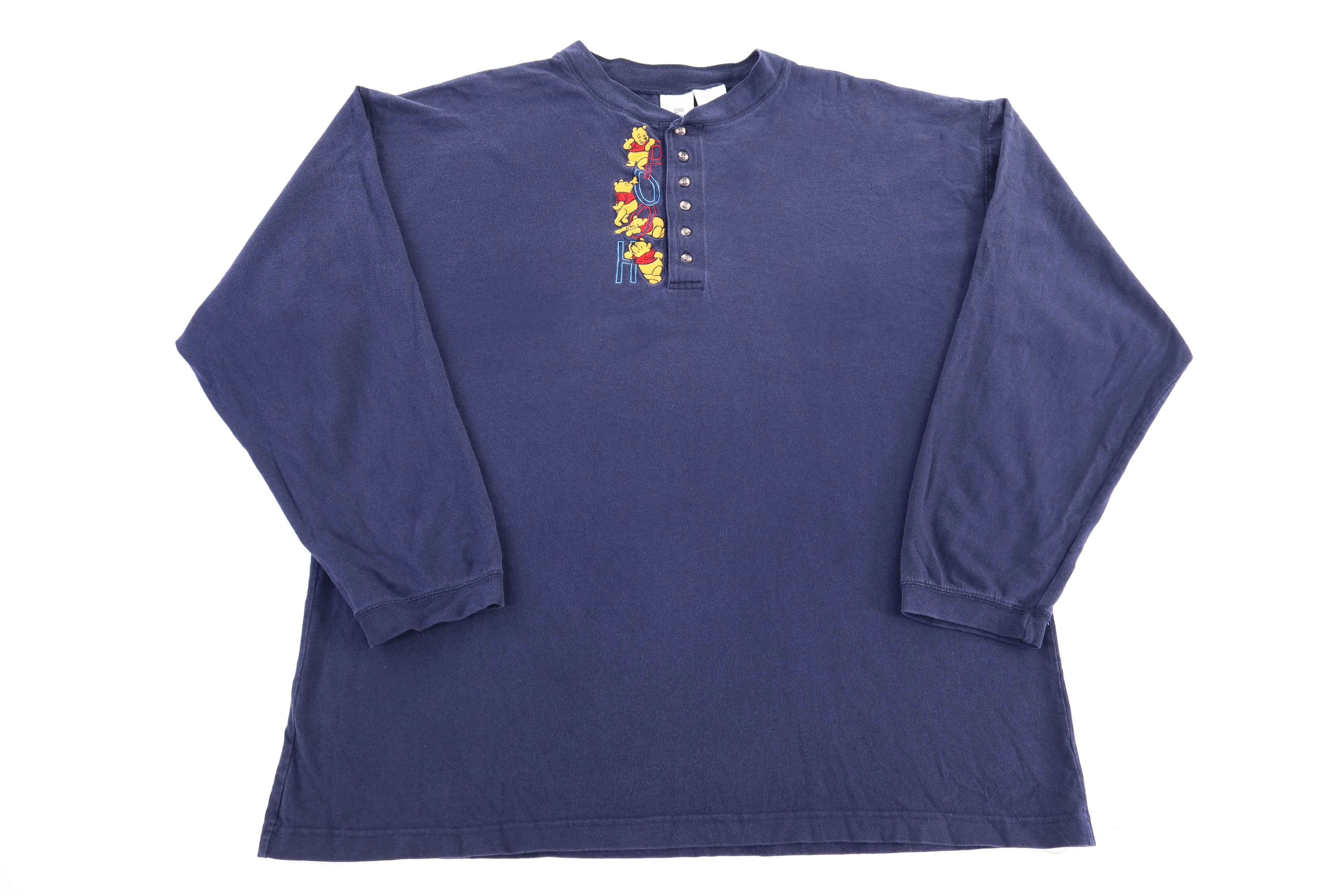 Vintage The Disney Store Tigger LS Henley T-shirt