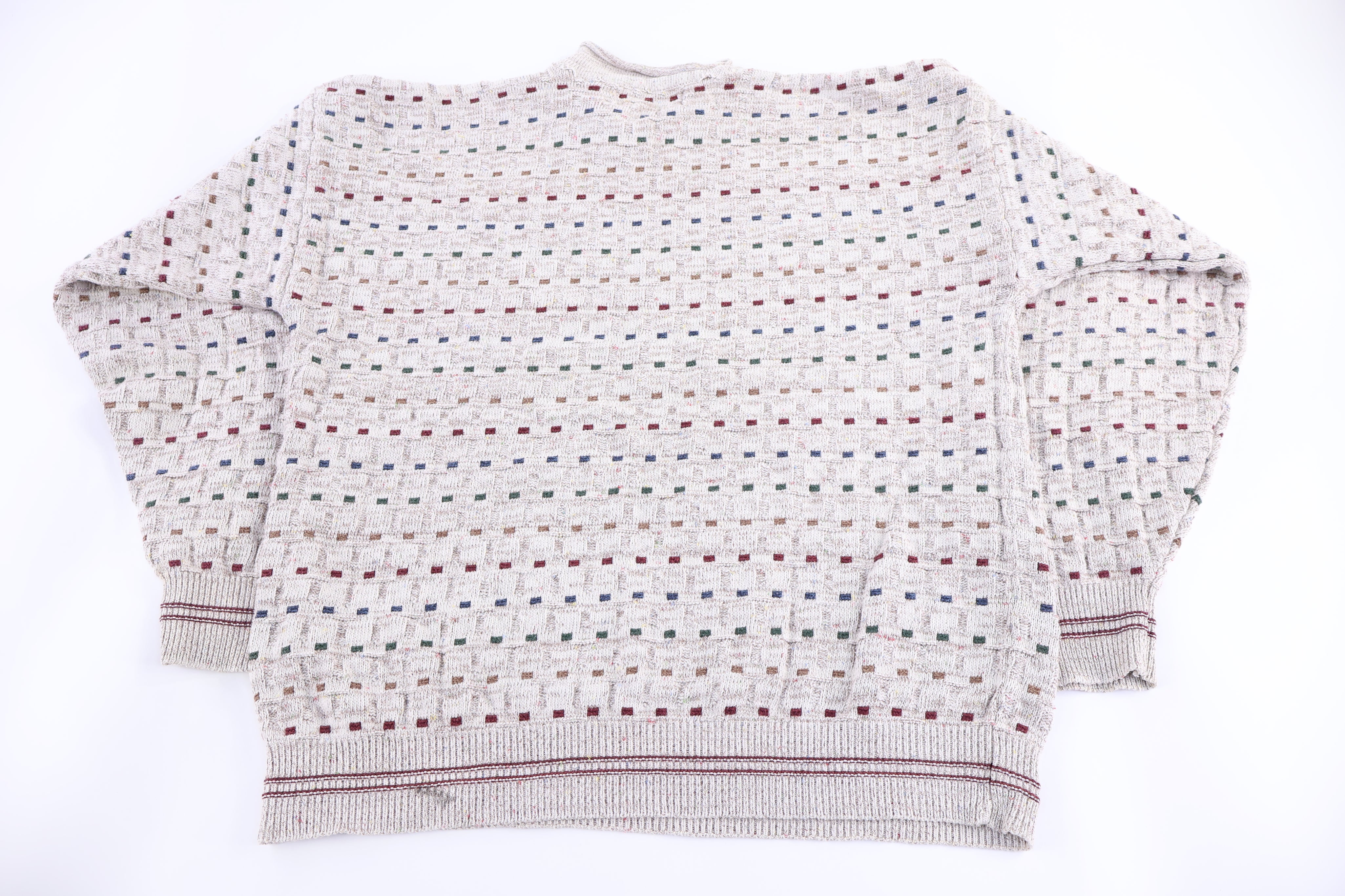 90's Jantzen Multipattern Knit Sweater