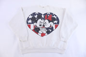 90's Mickey & Minnie Graphic Sweatshirt