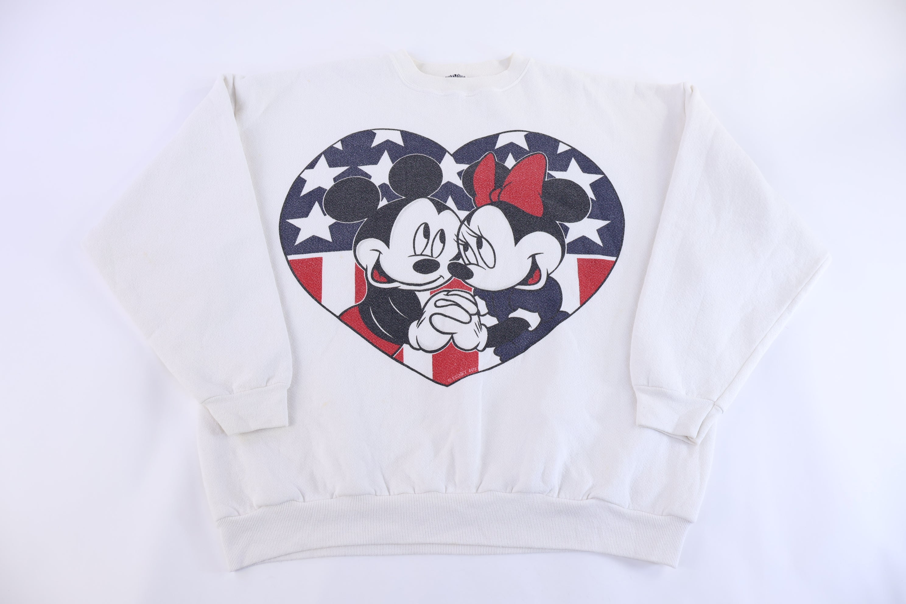 90's Mickey & Minnie Graphic Sweatshirt
