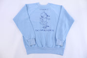 80's I Don't Do Mornings Graphic Sweatshirt