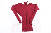 Vintage Nike Red & White Full Zip Windbreaker