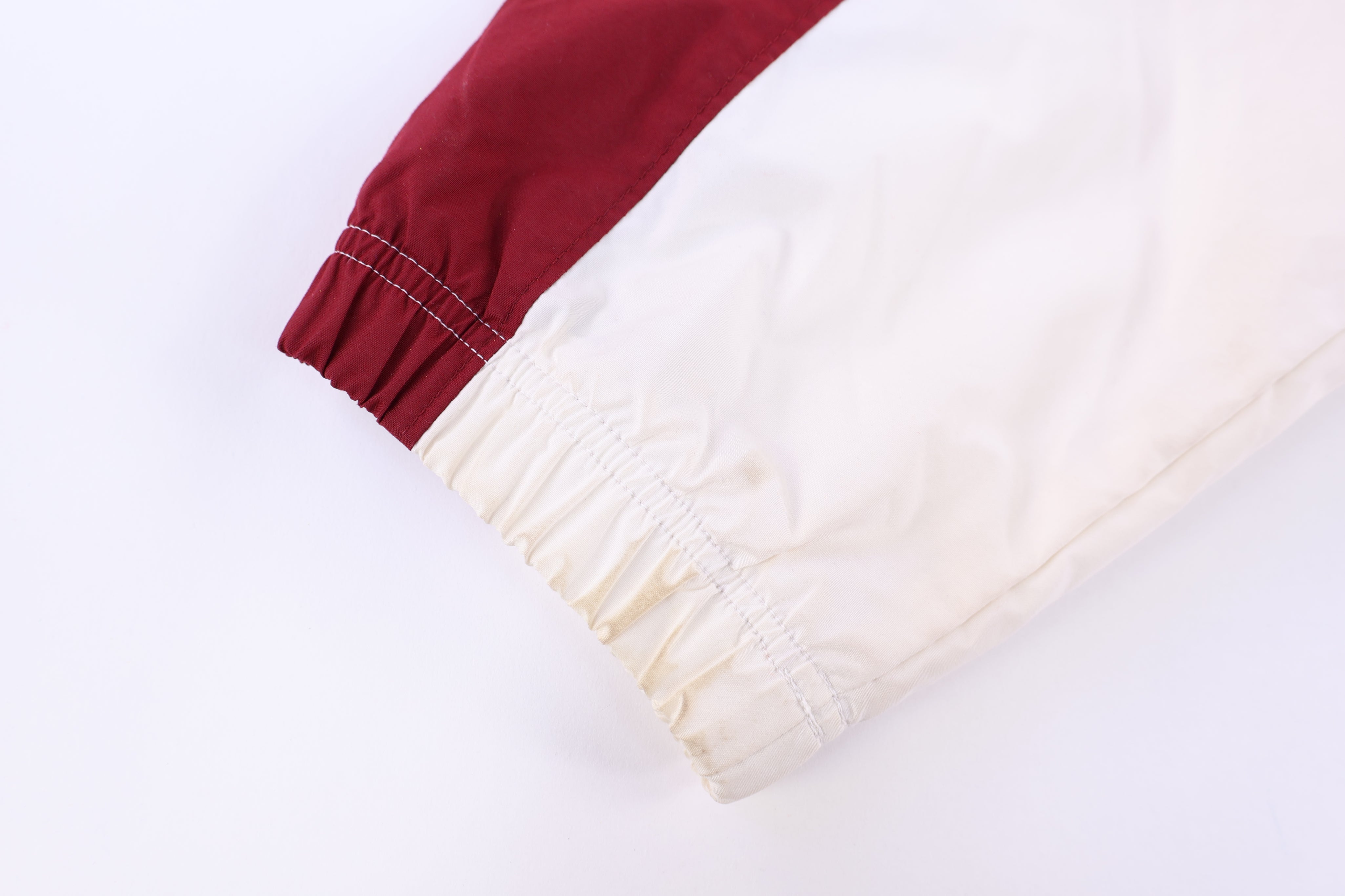 Vintage Nike Red & White Full Zip Windbreaker