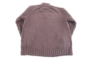 Harley Davidson Motorcycles Brown Quarter Zip Pullover