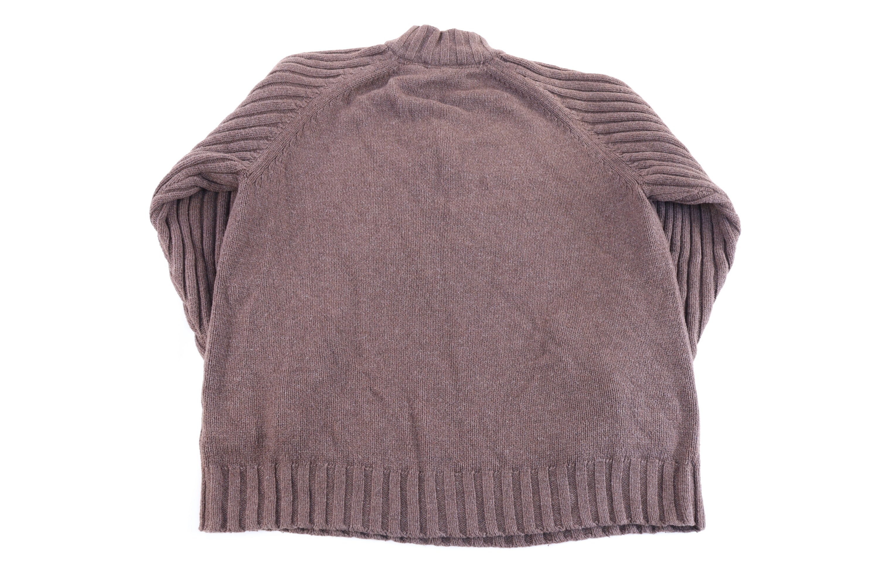 Harley Davidson Motorcycles Brown Quarter Zip Pullover
