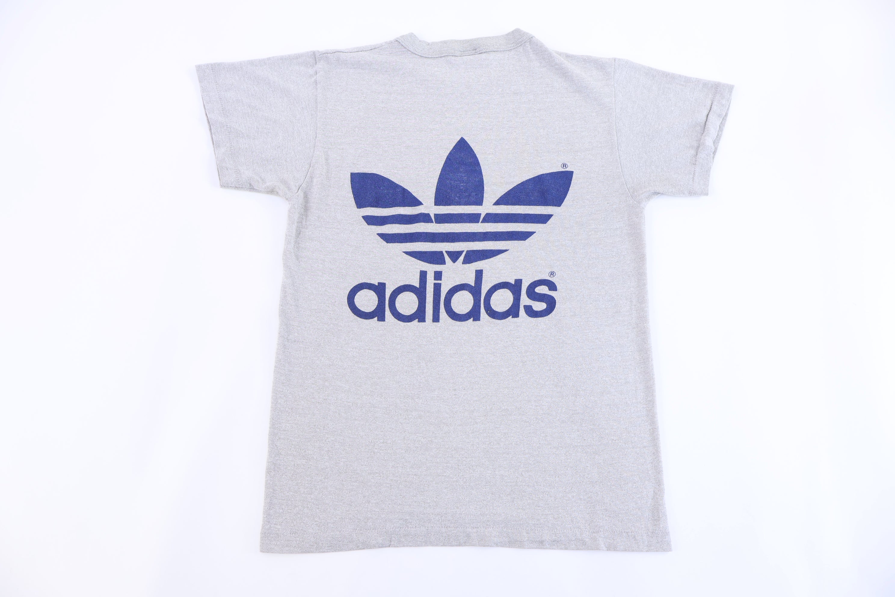 80's Adidas Trefoil Logo Graphic T-shirt