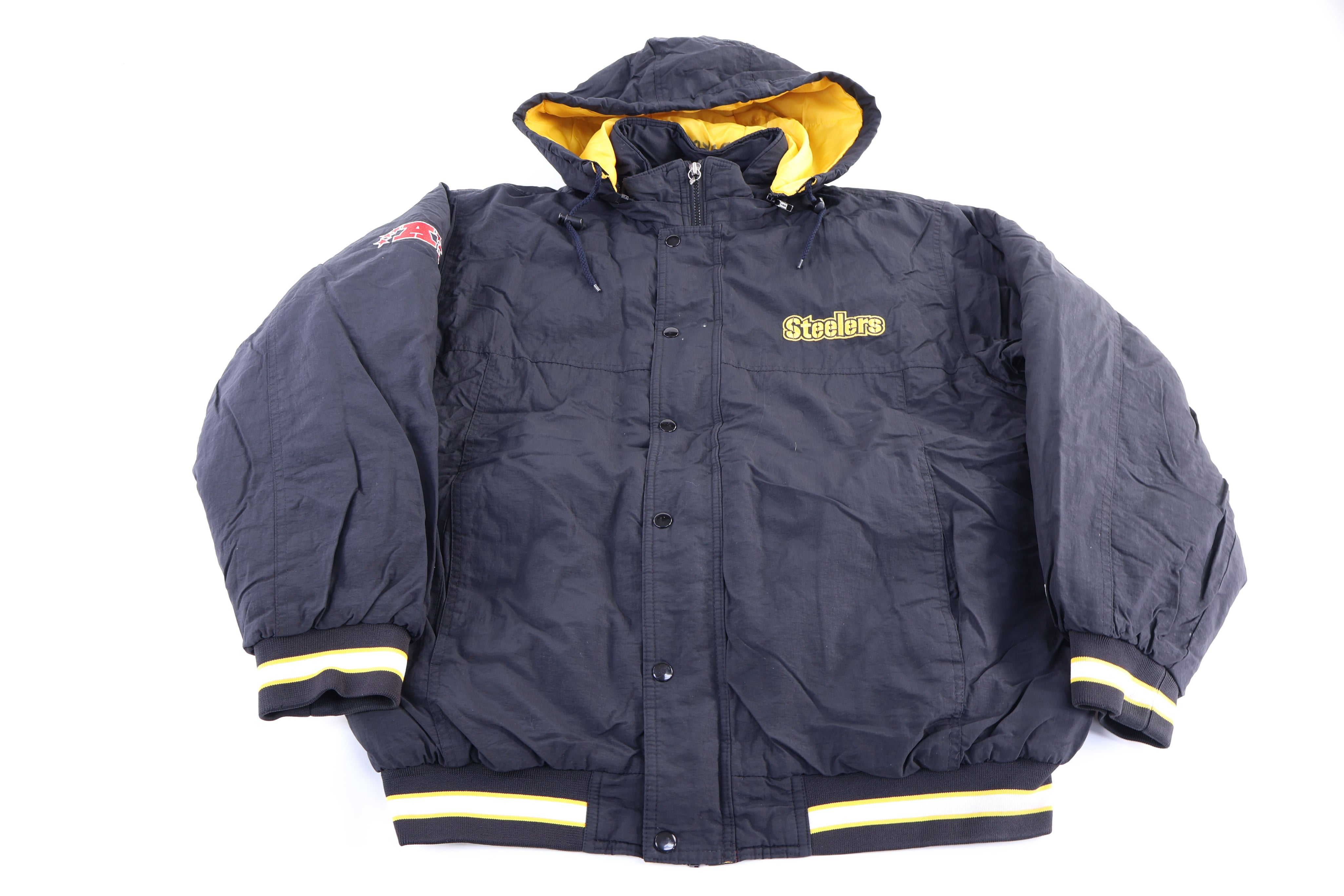 Vintage Reebok Pittsburgh Steelers Football Full Zip Jacket