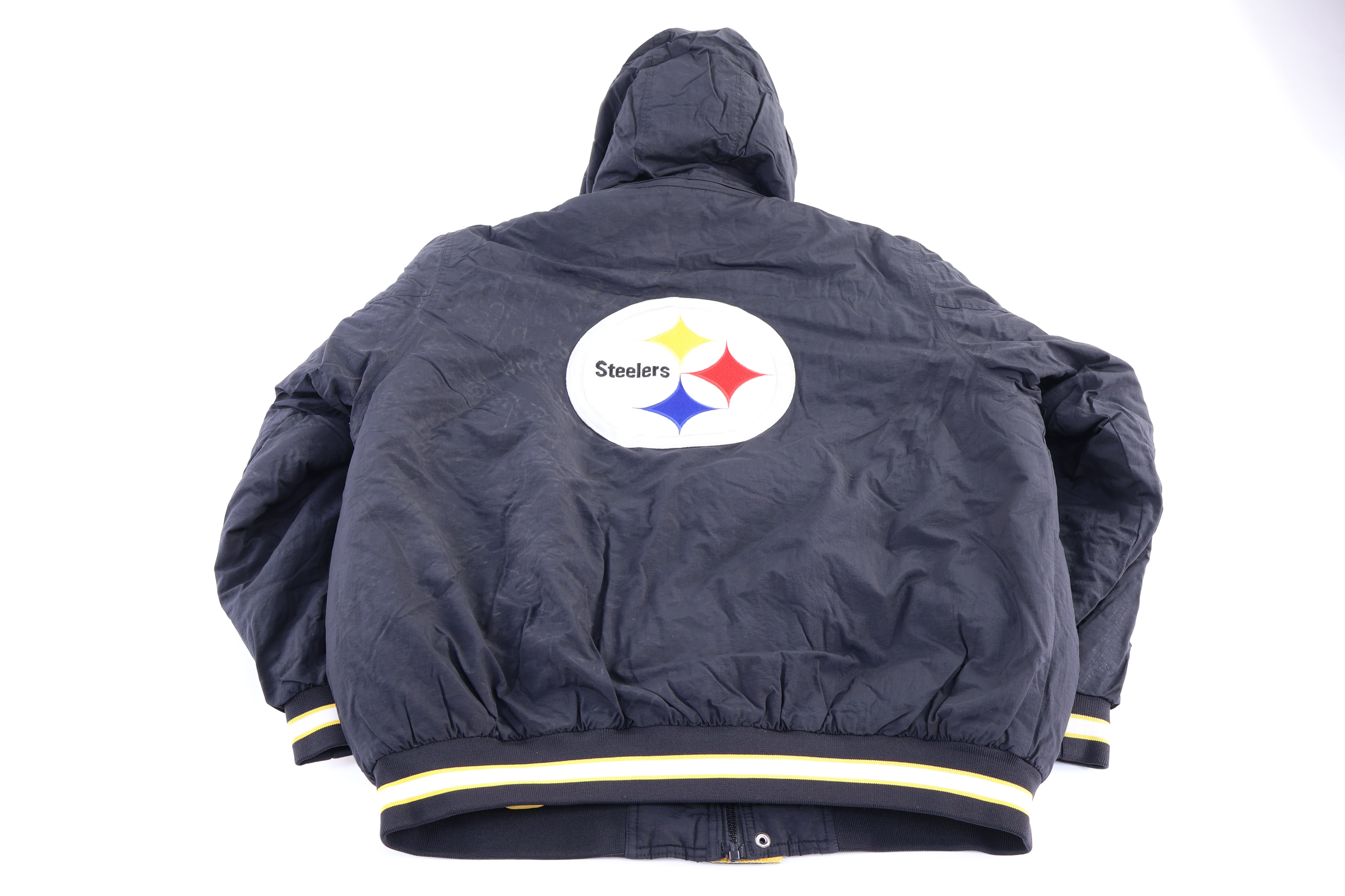 Vintage Reebok Pittsburgh Steelers Football Full Zip Jacket