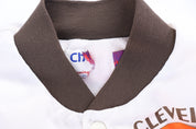 90's Cleveland Browns Football Bomber Chalk Line Jacket