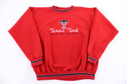 90's Texas Tech Red Raiders Embroidered Sweatshirt