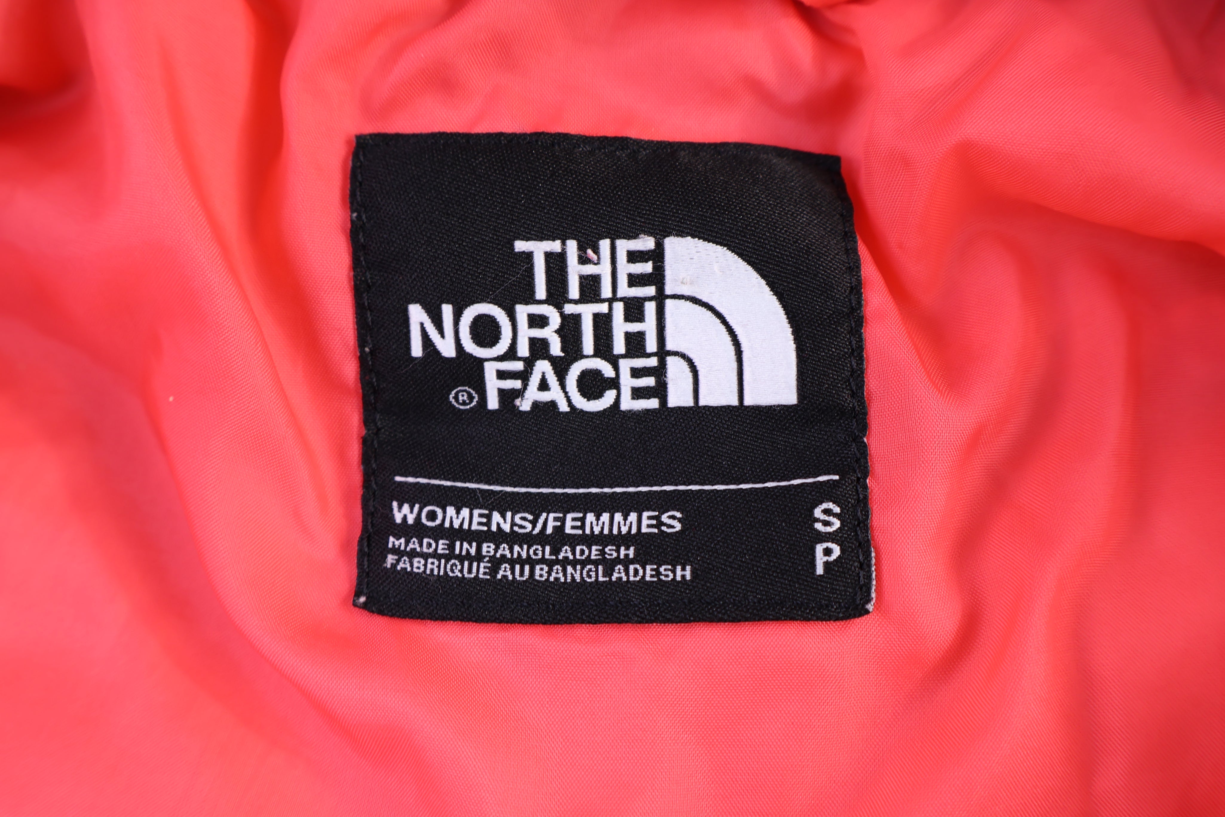 Women's The North Face Embroidered Logo Full Zip Puffer Jacket