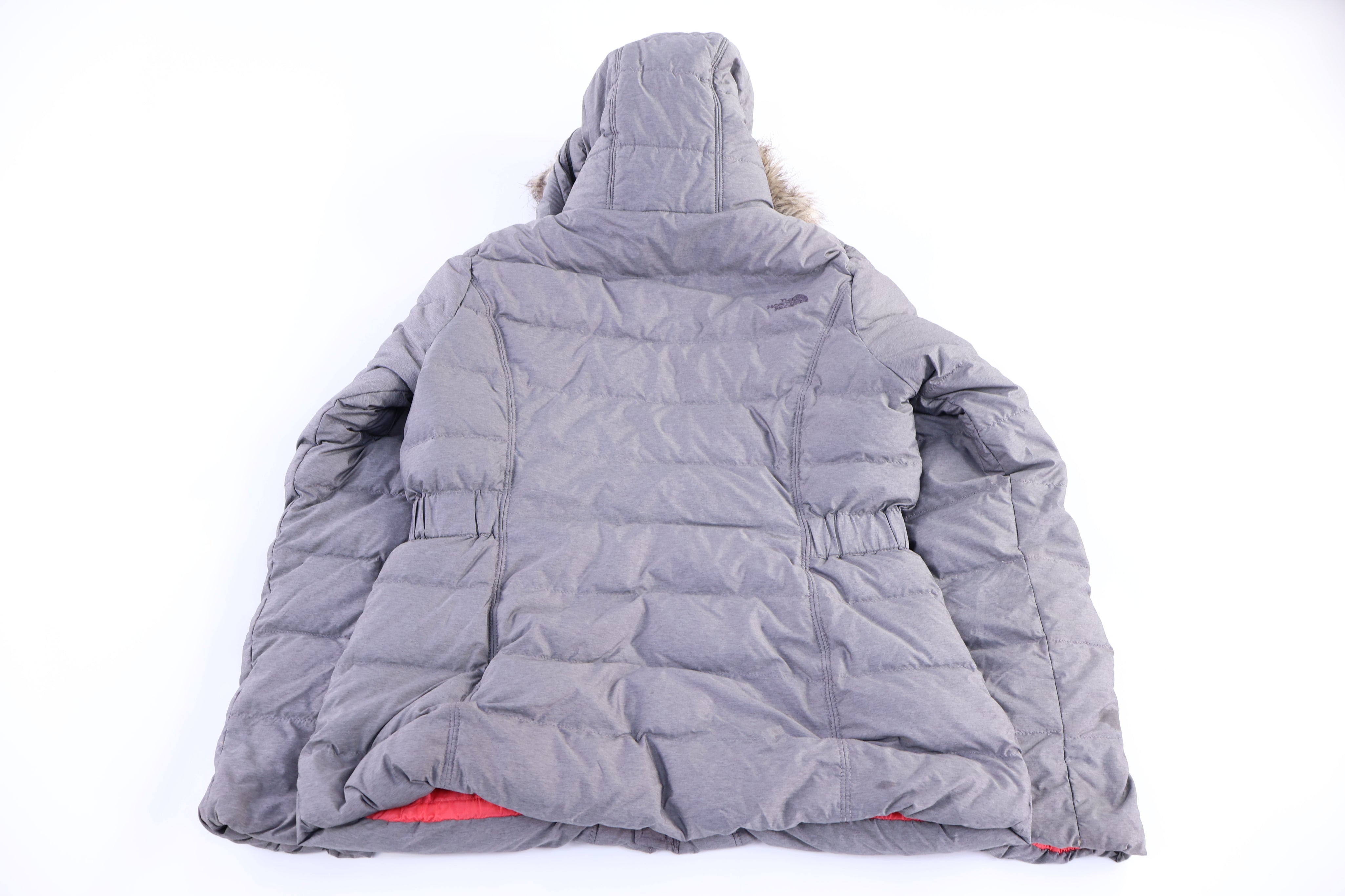 Women's The North Face Embroidered Logo Full Zip Puffer Jacket