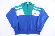 90's Nike Embroidered Logo Multicolor Full Zip Jacket