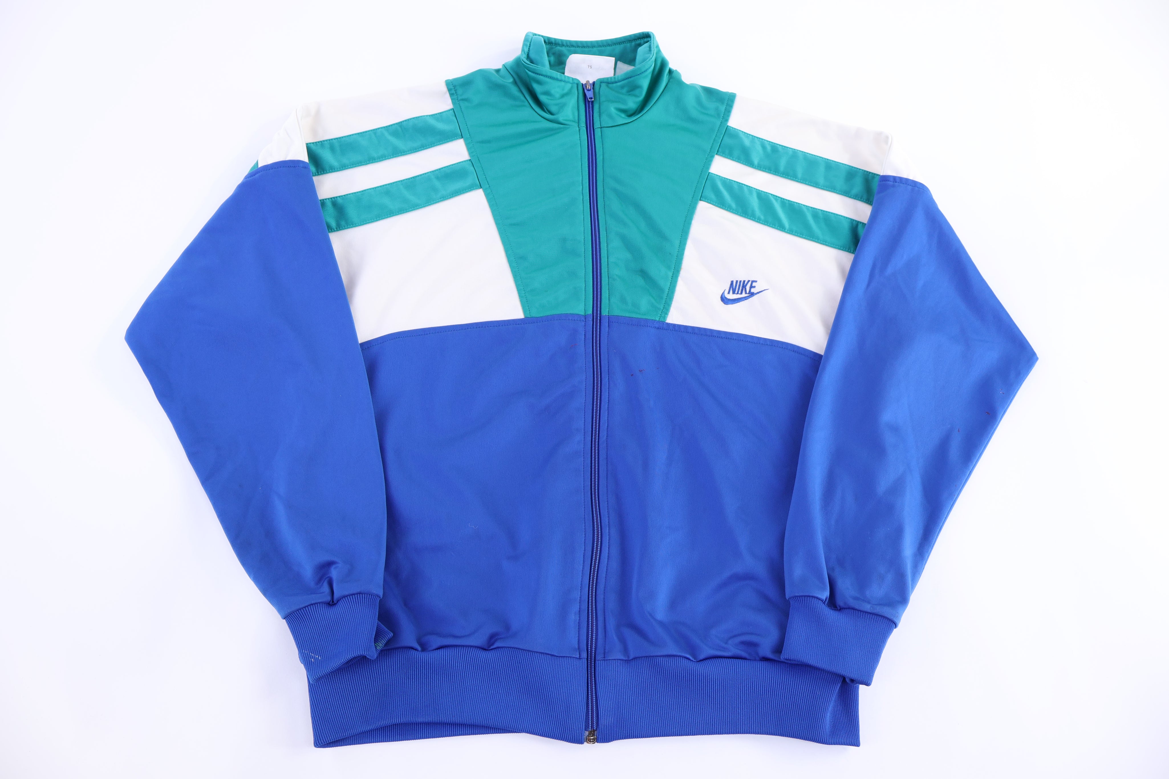 90's Nike Embroidered Logo Multicolor Full Zip Jacket