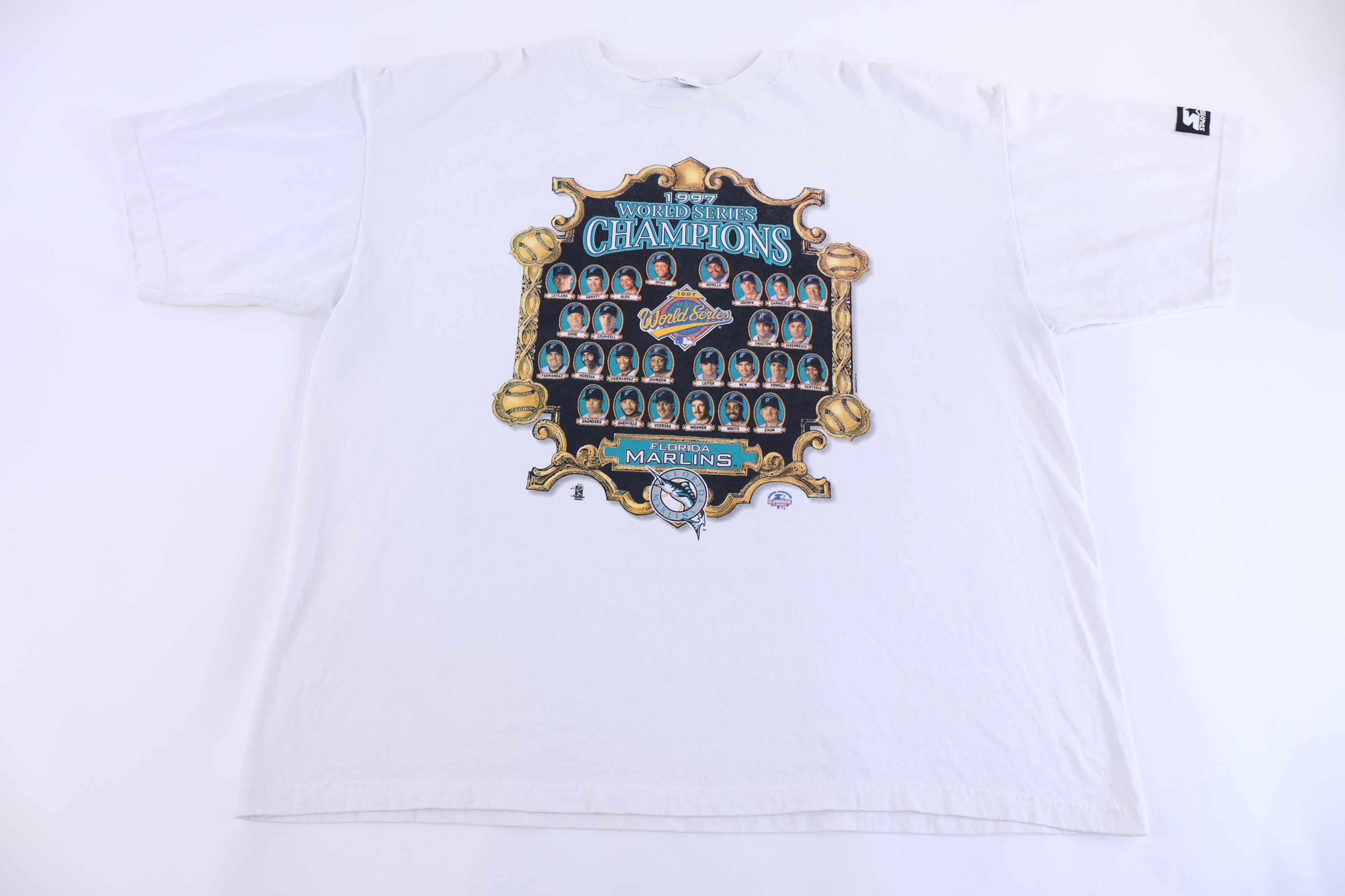 1997 Florida Marlins World Series Champions T-shirt