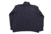 Polo by Ralph Lauren Embroidered Logo Black Quarter Zip Pullover