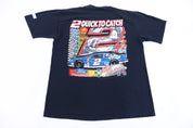 Vintage Rusty Wallace 2 Quick To Catch T-shirt