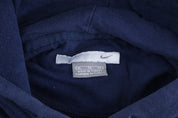 Vintage Nike Embroidered Logo Blue Pullover Hoodie