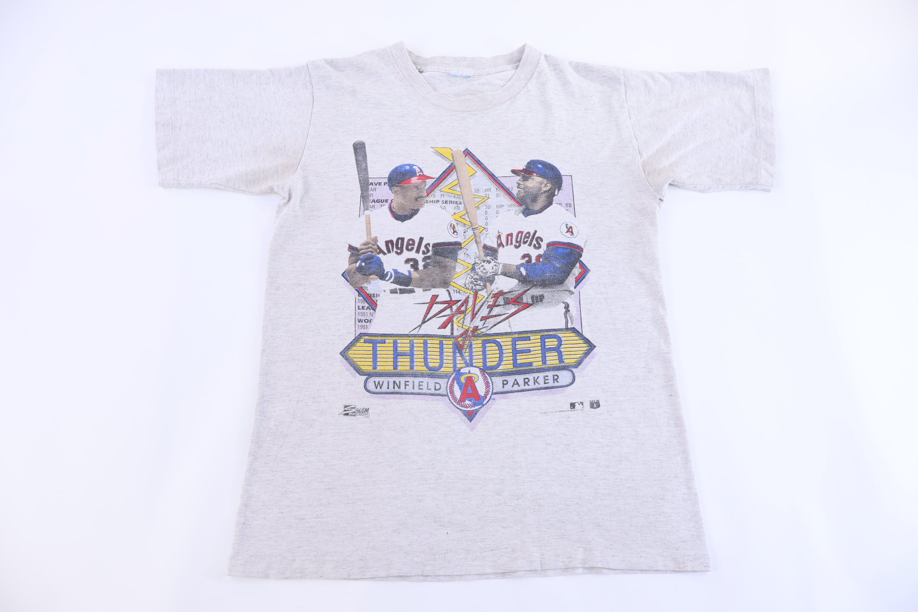 1991 California Angels Baseball T-shirt