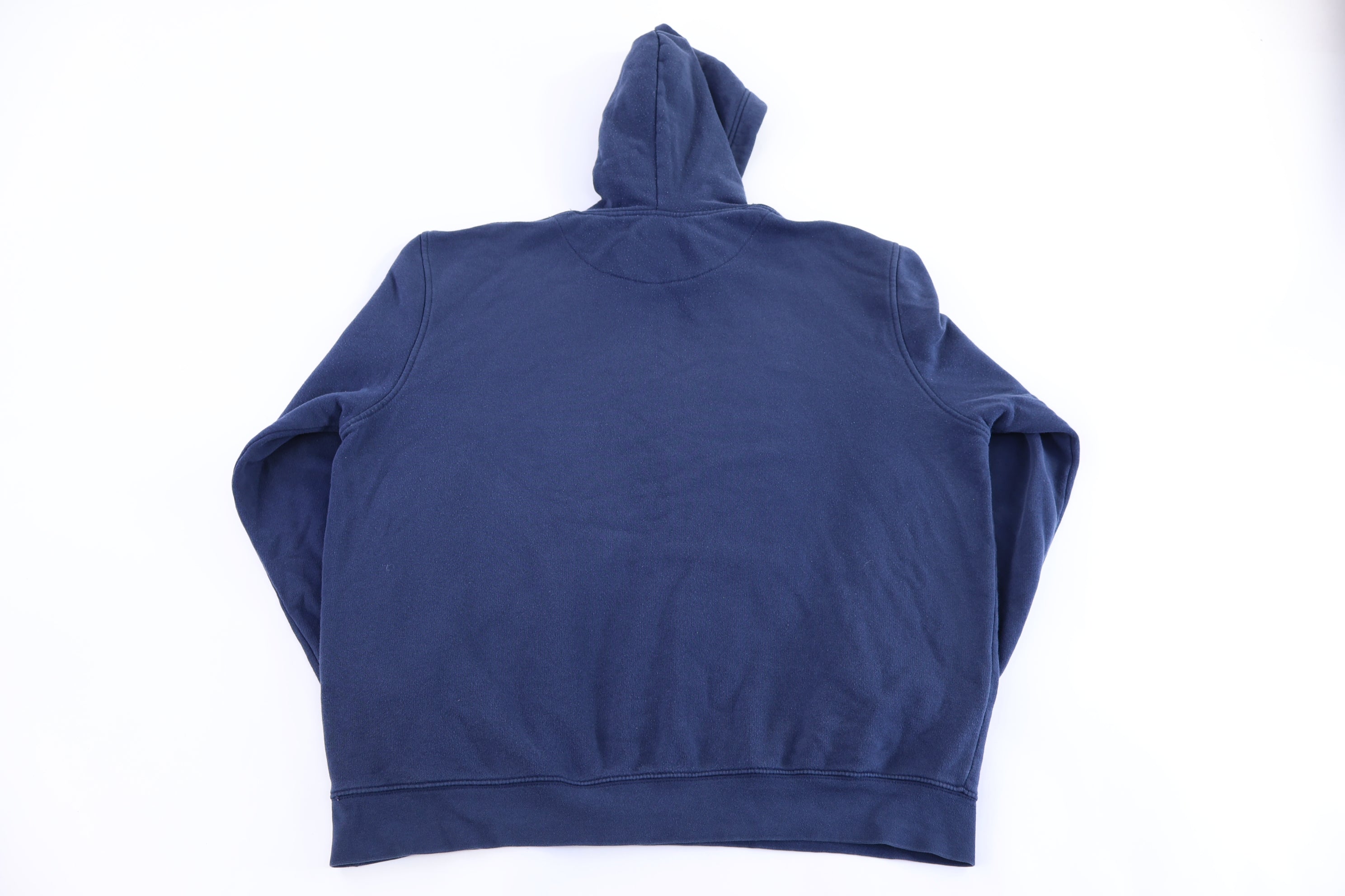 Vintage Nike Embroidered Logo Blue Pullover Hoodie