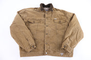 90's GUESS Jeans Tan Denim Trucker Jacket