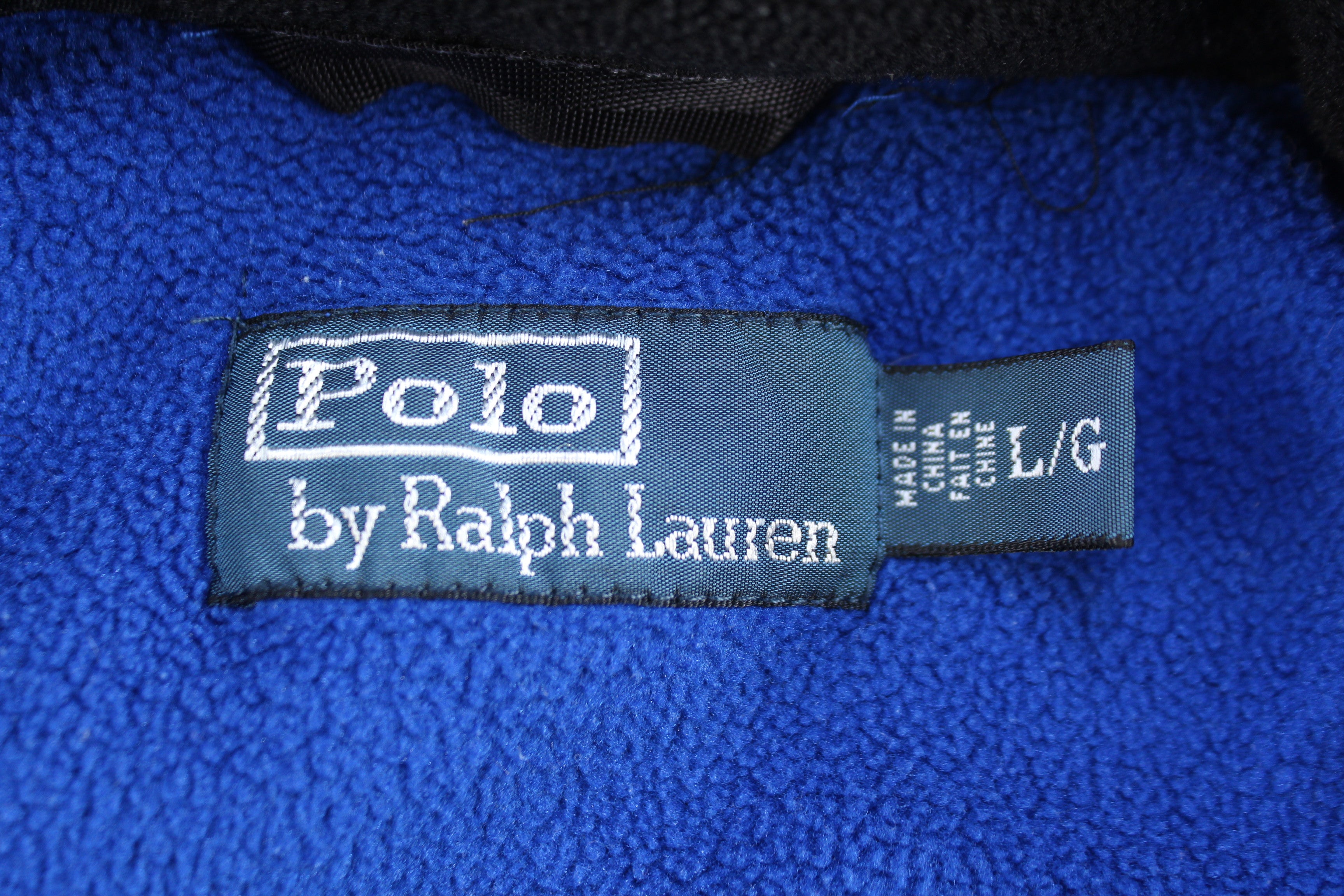 Polo by Ralph Lauren Blue Fleece Full Zip Jacket