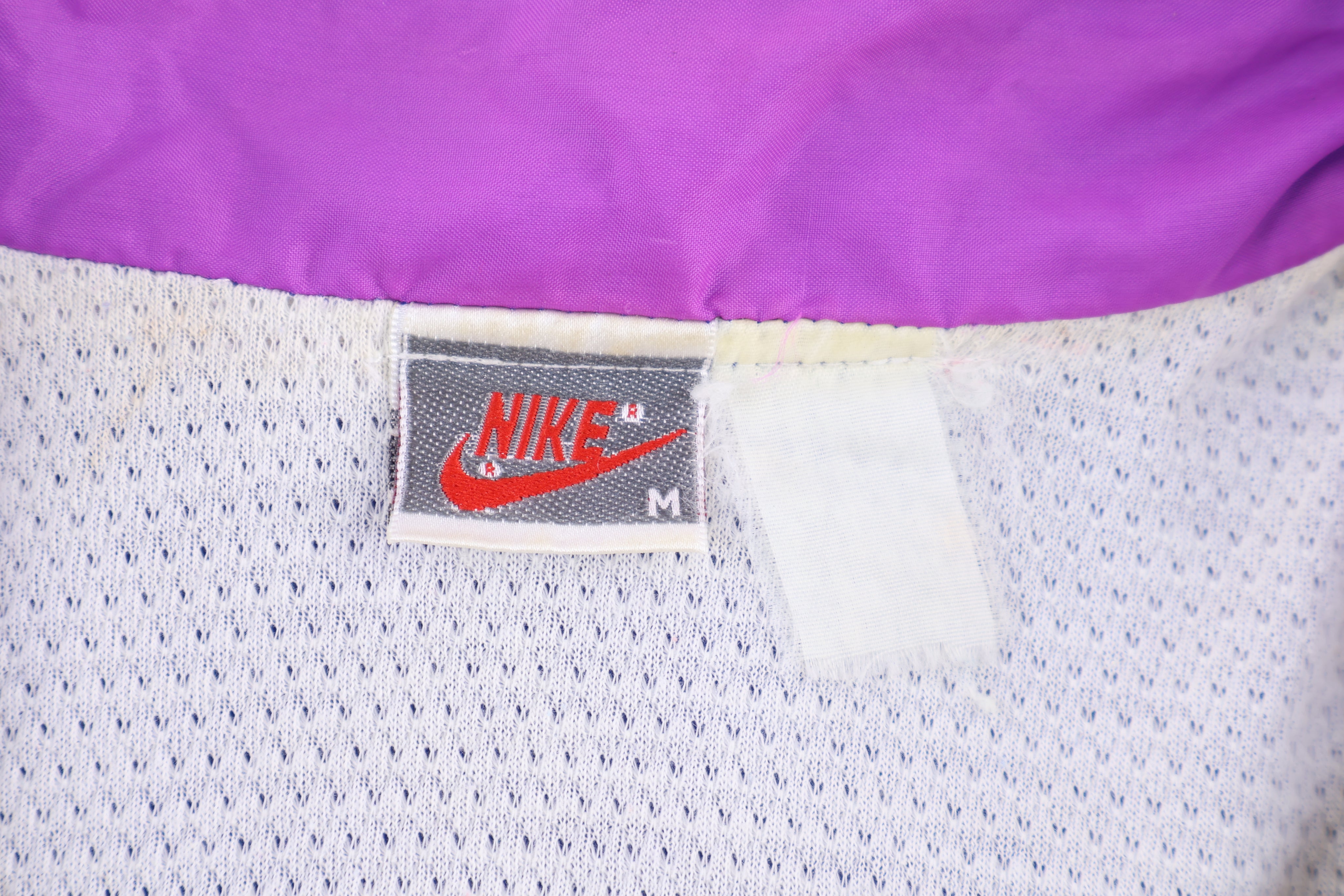 90's Nike Embroidered Logo Multicolor Full Zip Jacket