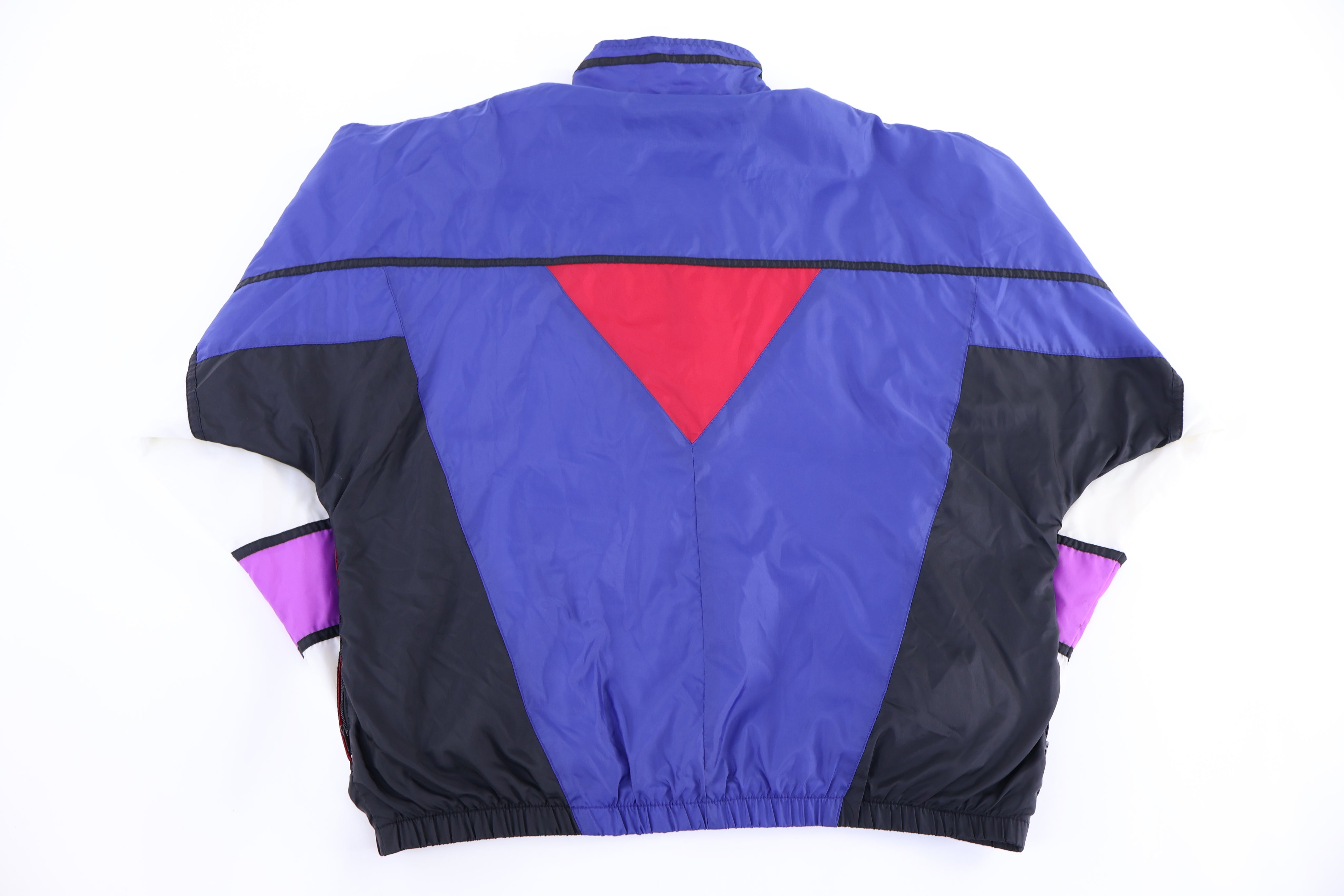 90's Nike Embroidered Logo Multicolor Full Zip Jacket
