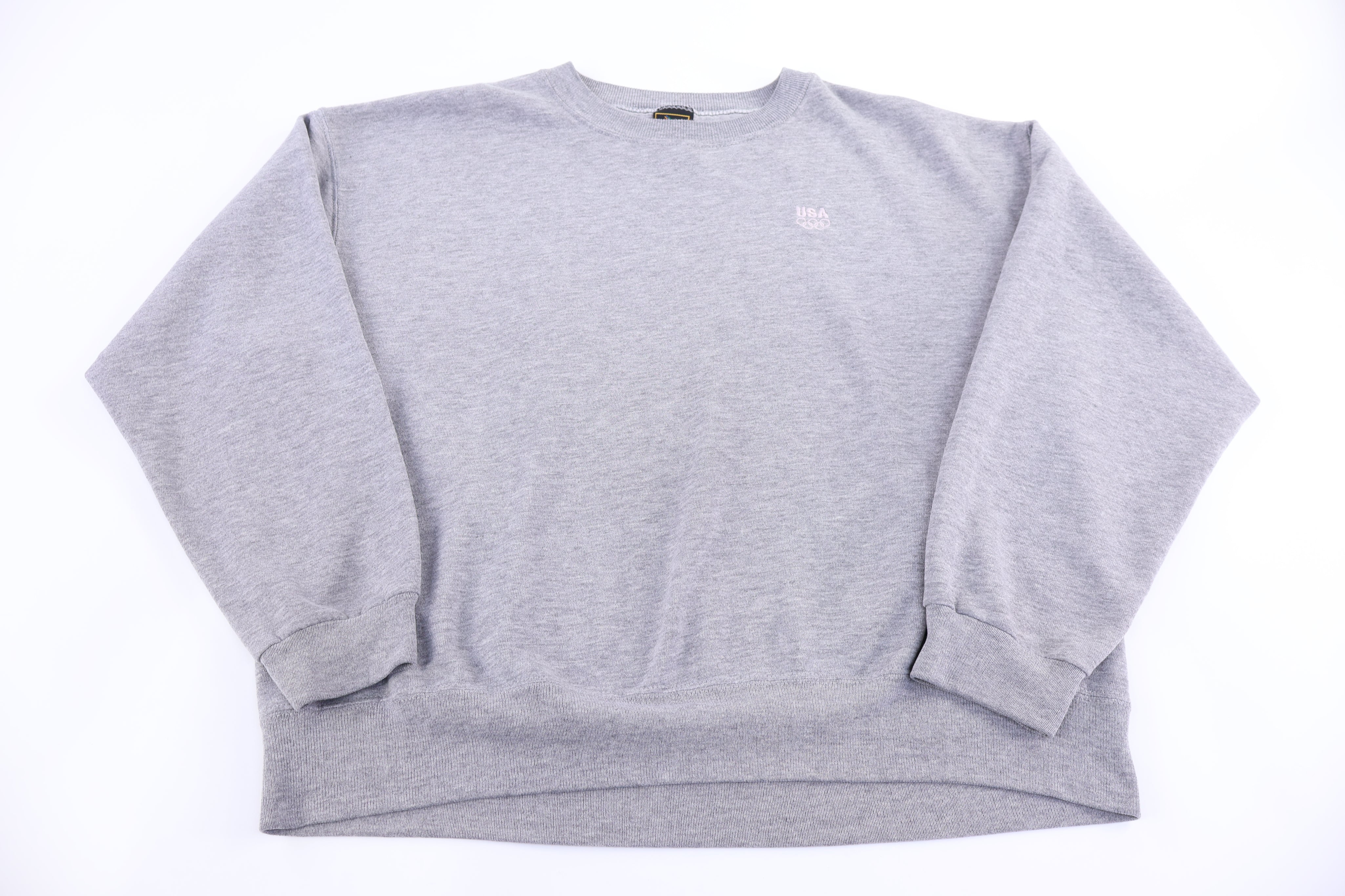 90's USA Olympics Grey Blank Sweatshirt