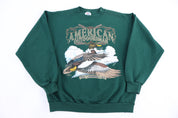 90's American Outdoorsman Nature Graphic Sweatshirt