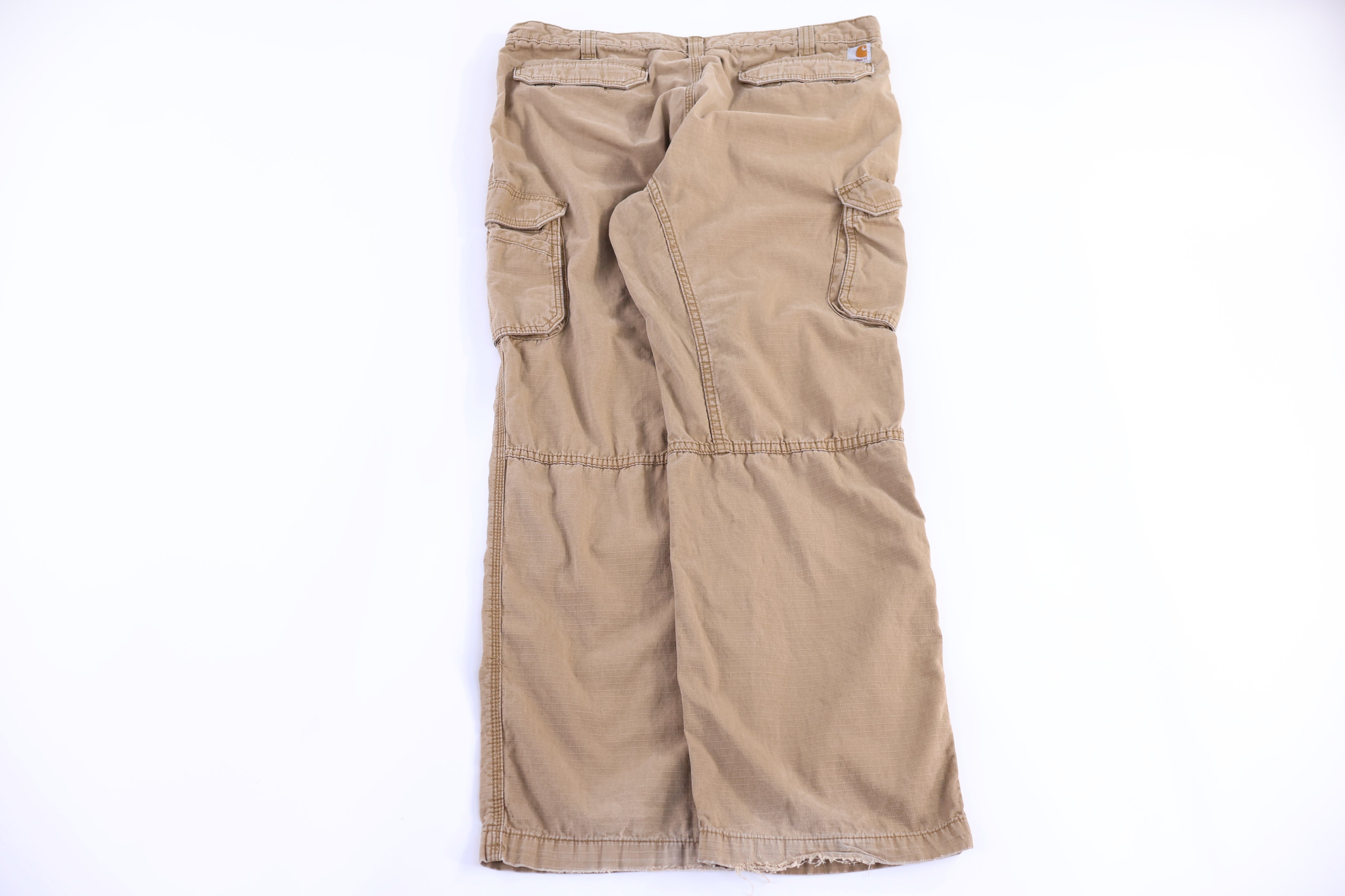 Carhartt Logo Patch Tan Relaxed Fit Pants