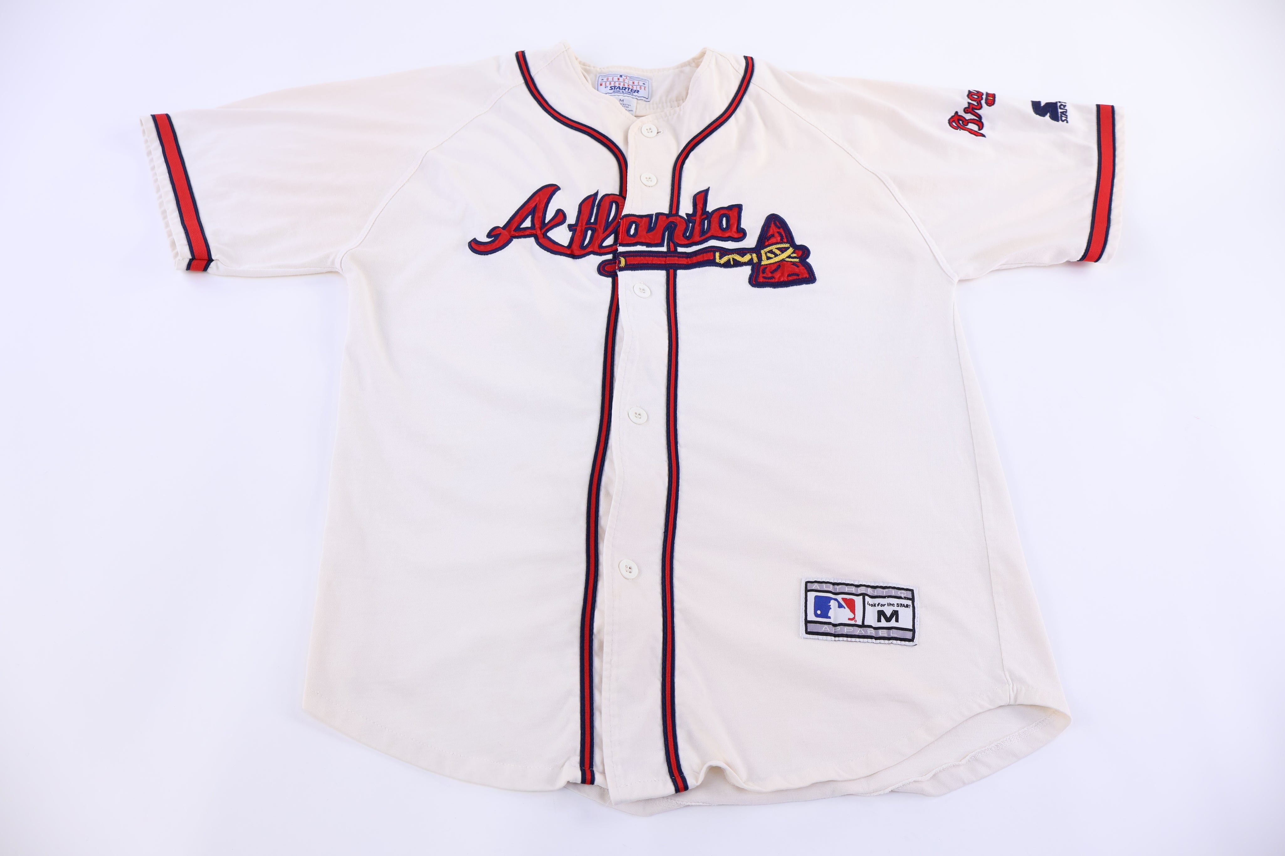 Vintage Atlanta Braves Embroidered Baseball Jersey