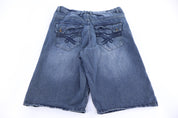 Vintage Brooklyn Express Dark Wash Denim Shorts