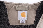 Carhartt Logo Patch Tan Full Zip Vest