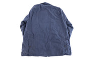 Women's Barbour Navy Blue Full Zip Waxed Jacket