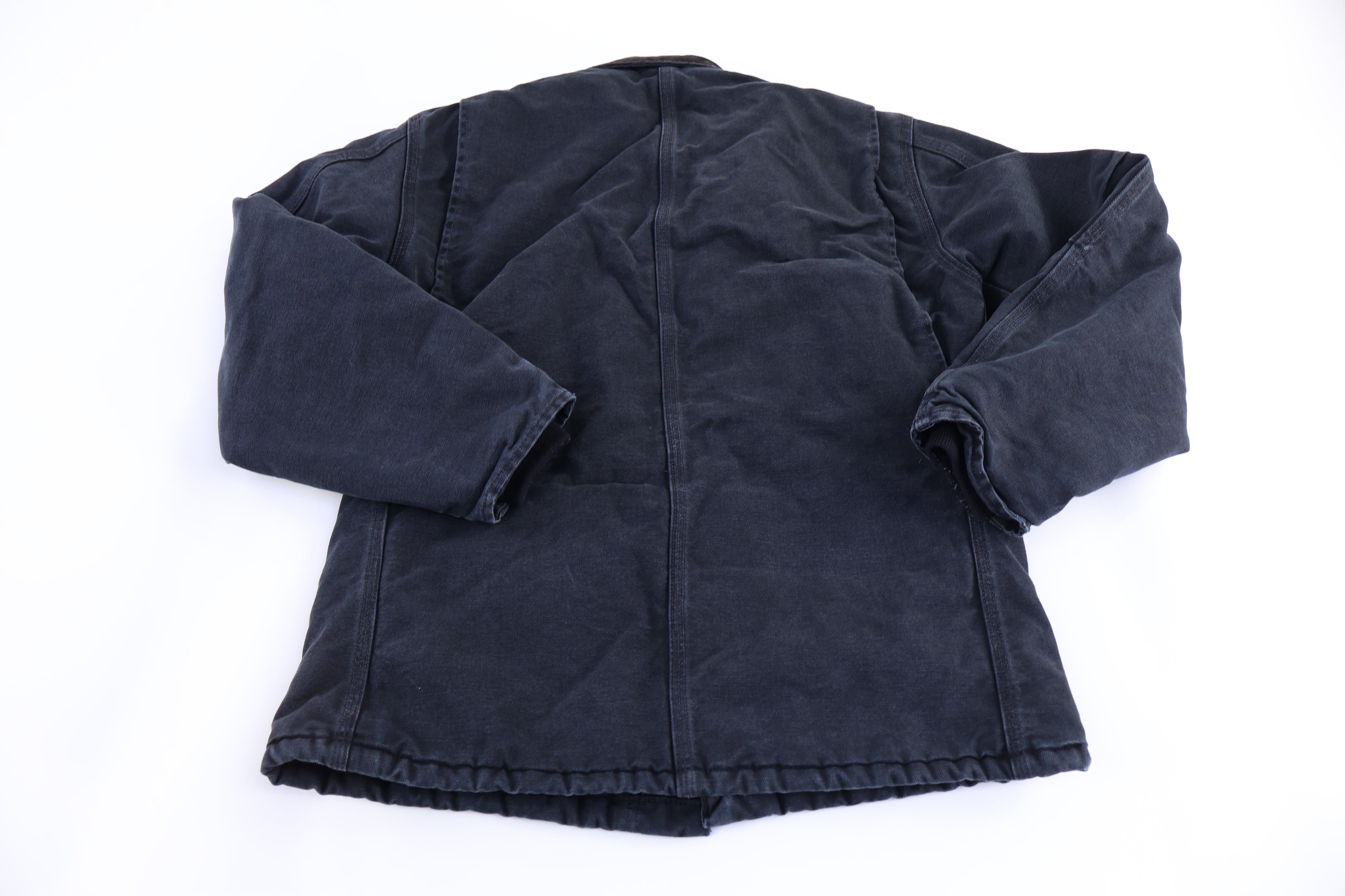 Carhartt Logo Patch Black Full Zip Jacket
