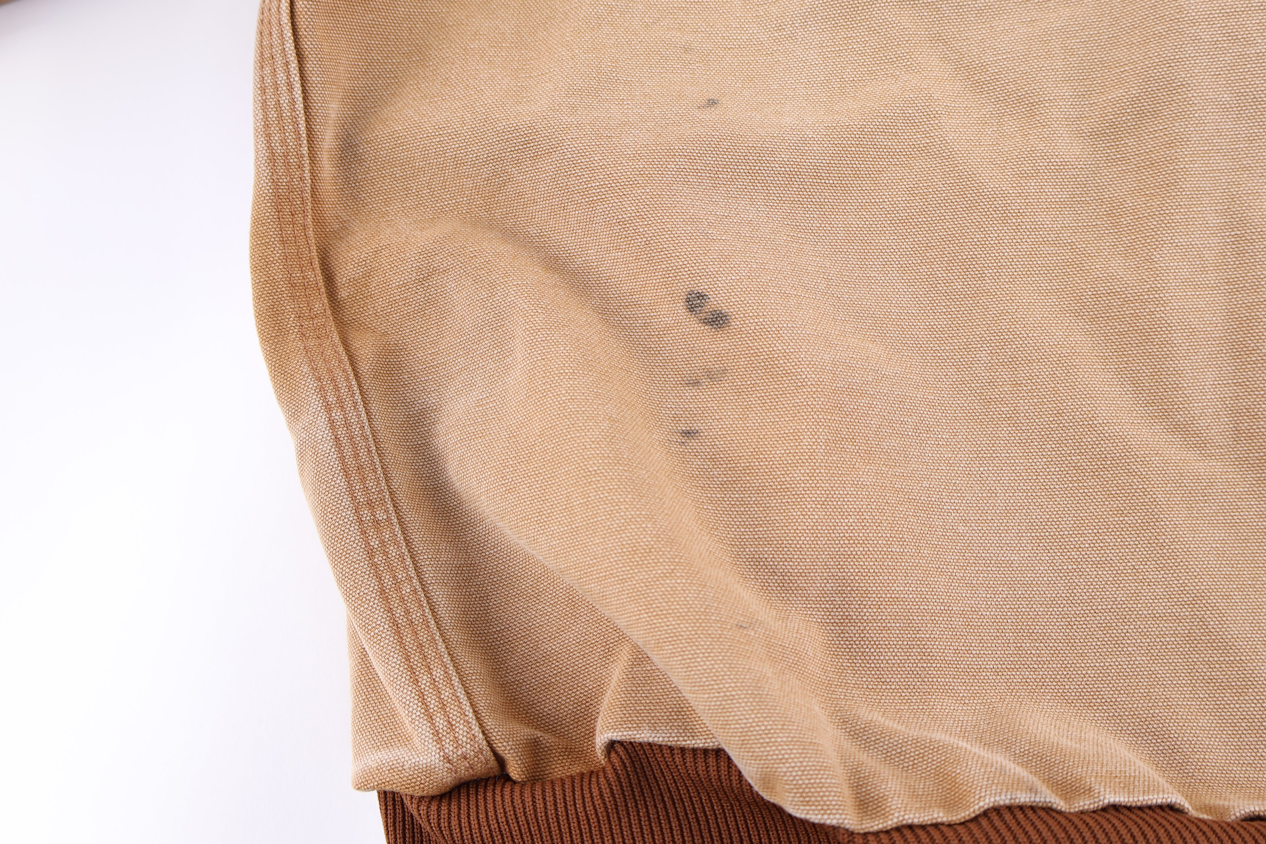 Carhartt Logo Patch Tan Full Zip Jacket