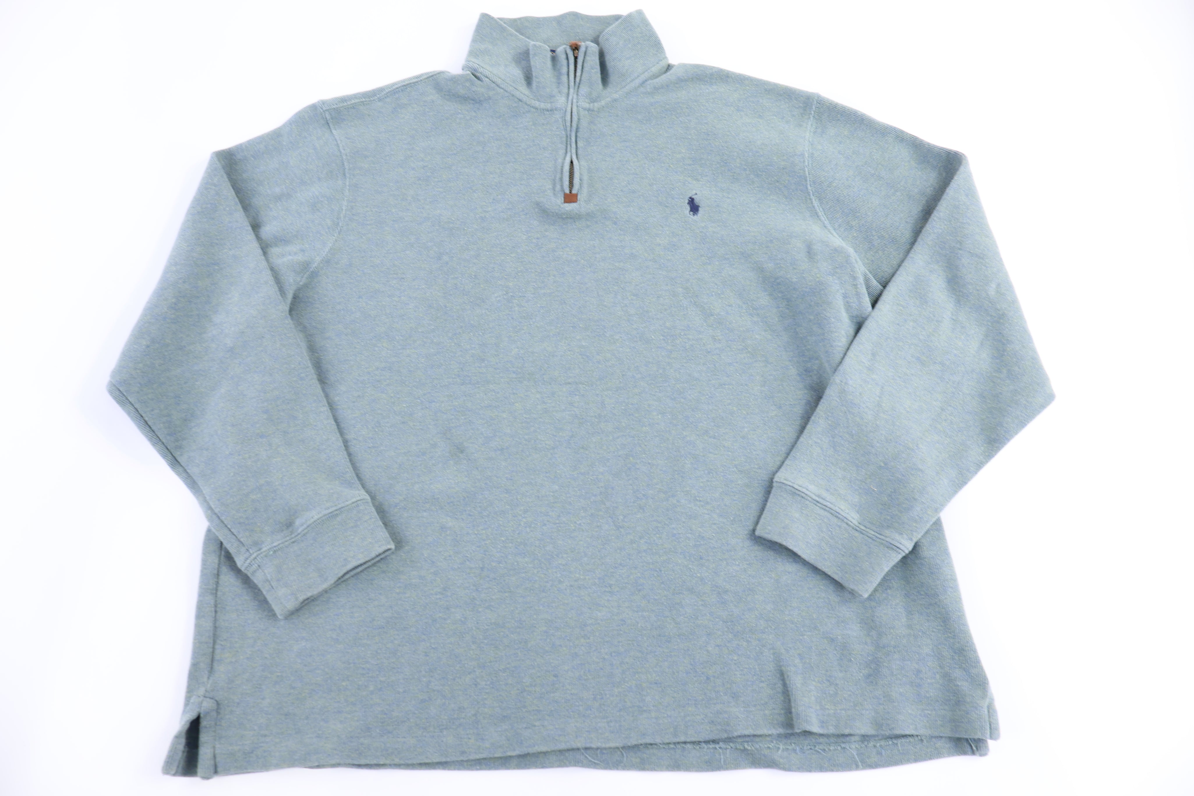 Polo Ralph Lauren Embroidered Logo Quarter Zip Sweater